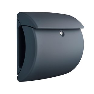 Burg Wachter Wandbrievenbus Pearl 886 - Kunststof - Graniet - 38x17,8x40cm