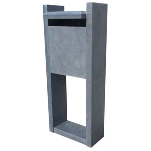 Staande Brievenbus Cadiz - Natuursteen - Blauwe Hardsteen - 44x105x25cm