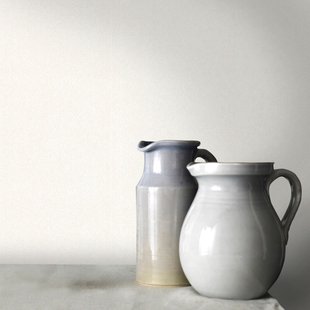 Sencys Vinylbehang Overschilderbaar Spikkel - Wit - 10,00m X 52cm