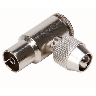 Kopp Coax Stekker Haaks Vrouwelijk 6,5mm