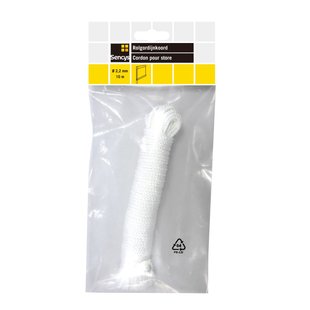 Sencys Rolgordijnkoord Wit 2,2mmx10m