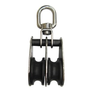 Sencys Katrol Dubbele As Rvs 10mm