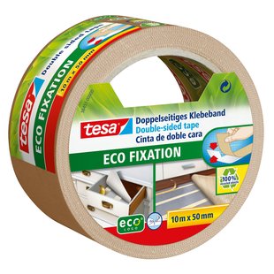 Tesa Dubbelzijdige Tape Eco Fixation - Bruin - 10m X 50mm