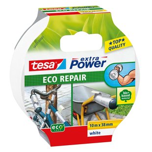 Tesa Duct Tape Extra Power Eco Repair - Wit - 10m X 38mm