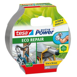 Tesa Duct Tape Extra Power Eco Repair - Grijs - 10m X 38mm