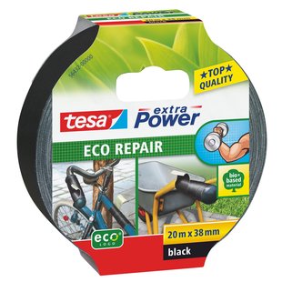 Tesa Duct Tape Extra Power Eco - Zwart - 20m X 38mm