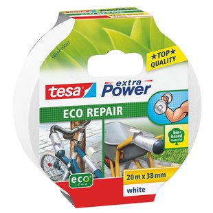 Tesa Duct Tape Extra Power Eco Repair - Wit - 20m X 38mm