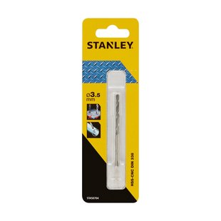 Stanley Hss-metaalboor Set - Diam. 3,5mm - 5 Stuks