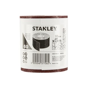 Stanley Schuurpapier Rol 93mmx5m K60