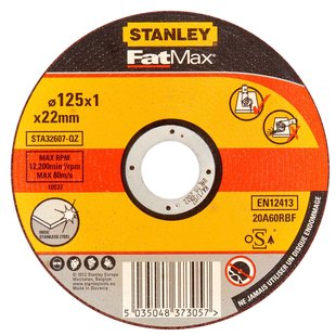 Stanley Fatmax Slijpschijf Rvs Sta32607-qz Ø125mm