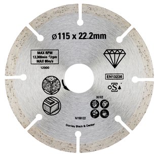 Stanley Diamantblad Sta38162-xj Ø115mm