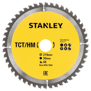 Stanley Cirkelzaagblad Sta13045-xj Tct/hm Ø210mm