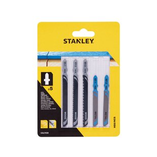 Stanley Decoupeerzaagblad T-schacht Set – 5 Stuks