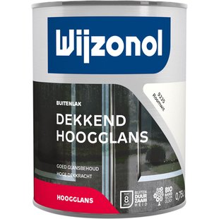 Wijzonol Dekkend Hoogglans 9235 Roomwit 750ml