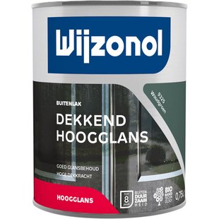 Wijzonol Dekkend Hoogglans 9325 Woudgroen 750ml