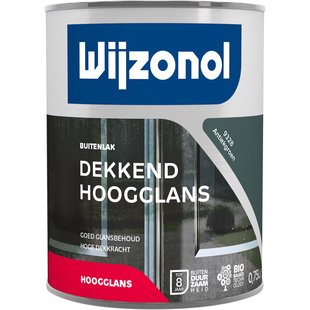 Wijzonol Dekkend Hoogglans 9328 Antiekgroen 750ml