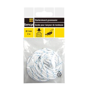 Sencys Starterskoord Grasmaaier Polyethyleen Ø3mmx2m