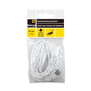Sencys Starterskoord Grasmaaier Polyethyleen Ø4mmx2m