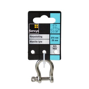 Sencys Harpsluiting - Rvs - Diam. 6x26mm