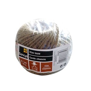 Sencys Hennep Koord Bruin 1mmx90m