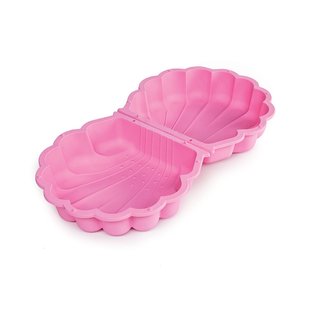 Schelp Zandbak Roze 87x78x18cm