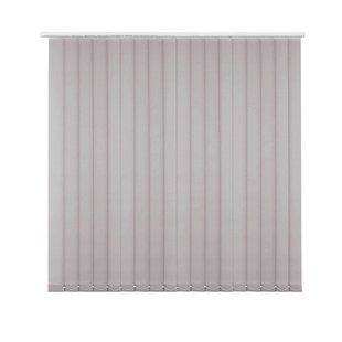 Madeco 4196 Verticale Lamellen Compleet Lichtdoorlatend Grijs 12,7 X 260 Cm + Rail 250 Cm