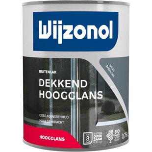 Wijzonol Dekkend Hoogglans 9121 Antraciet 750ml