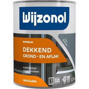 Wijzonol Dekkend Halfglans 9121 Antraciet 750ml