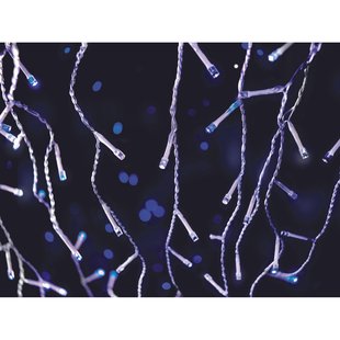 Central Park Icicle Lights Waterval Lichtsnoer - 180 Led's - Wit - 1,2m - Binnen & Buiten