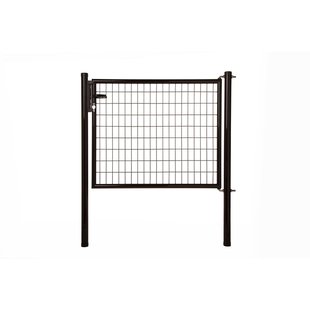 Giardino Enkele Poort Napoli H 150 X L 125cm Zwart