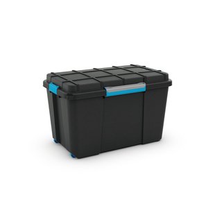 Kis Scuba Opbergbox Xl 110l Zwart/blauwe