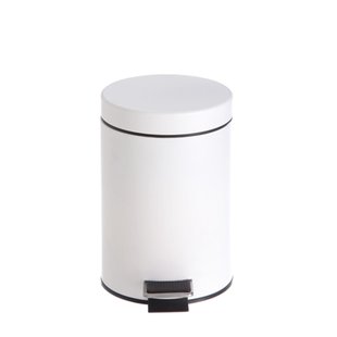 Allibert Afvalemmer Street 3l Wit Satijn