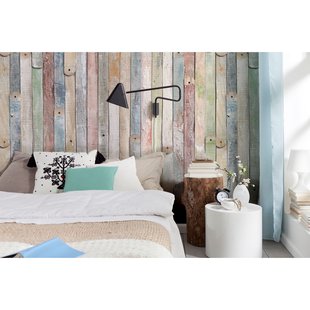 Komar Fotobehang Vintage Wood - Bruin - 2,54m X 184cm