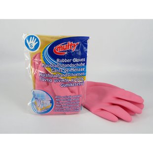 Multy Huishoudhandschoenen Rubber Maat S