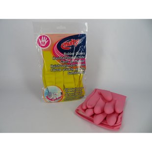 Multy Huishoudhandschoenen Rubber Maat M