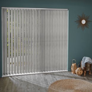 Madeco 3696 Verticale Lamellen Lezerd 5 Stuks Taupe 8,9 X 280 Cm