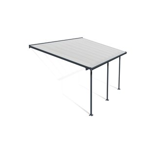 Palram | Canopia - Terrasoverkapping Feria - Donkergrijs - 3x5.5m