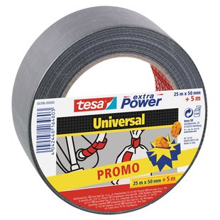 Tesa Duct Tape Extra Power Universal - Waterafstotend - Grijs - 25m X 50mm