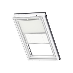 Velux Duo Verduisterend Dakraam Rolgordijn Met Plissé Sk06 1085s Beige