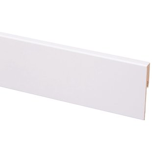 Cando Hoge Plint Cubic - Wit - 240cm - 9x68mm