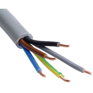 Sencys Xmvk Buitenkabel 10m 5x2,5 Mm² Grijs