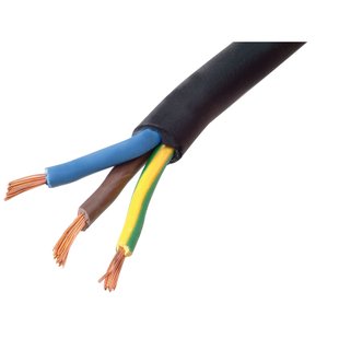 Sencys Stroomkabel Neopreen 10m 3x1,5 Mm² Zwart