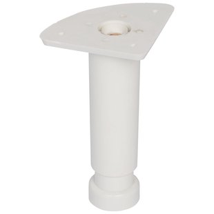 Duraline Meubelpoot Verstelbaar Pvc 3,5x12-18cm Wit