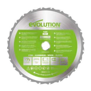 Evolution Fury Tct Zaagblad Multimateriaal 255mm