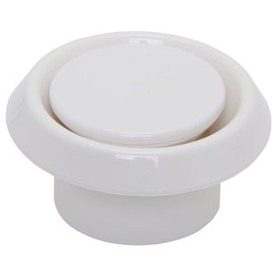 Sencys Luchtventiel Ø100mm Kunststof Wit