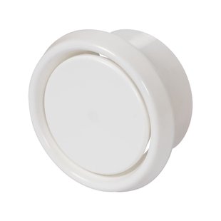 Sencys Luchtventiel Ø125mm Kunststof Wit