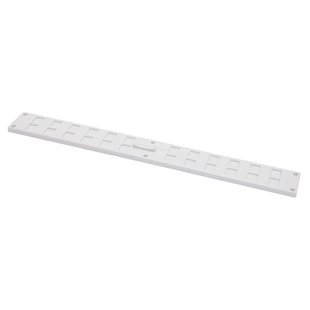 Sencys Schuifrooster 37x4cm Kunststof Wit