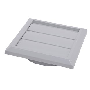 Sencys Overdrukrooster Lamel Ø100/125mm Kunststof Grijs