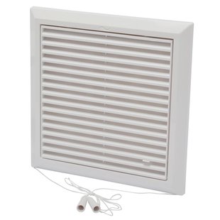 Sencys Schuifrooster 25x25cm Kunststof Wit