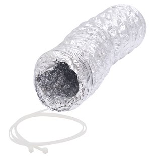 Sencys Flexbuis Aluminium/pvc Ø125mm 150cm